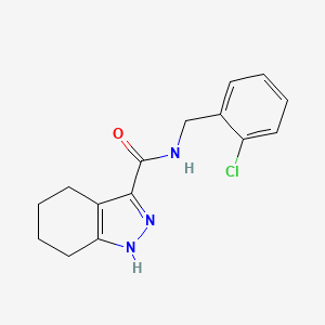 N-(2-chlorobenzyl)-4,5,6,7-tetrahydro-1H-indazole-3-carboxamide