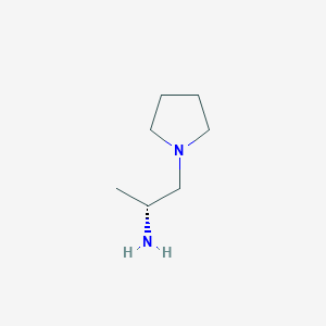 molecular formula C7H16N2 B15358785 (R)-1-(Pyrrolidin-1-yl)propan-2-amine CAS No. 878155-56-7