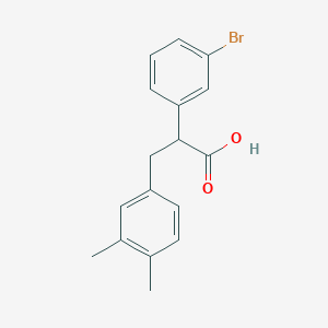 2-(3-Bromophenyl)-3-(3,4-dimethylphenyl)propanoic acid