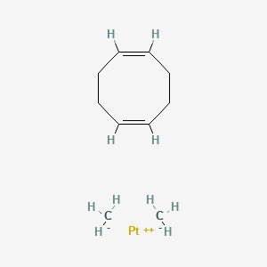 molecular formula C10H18Pt B15358870 (1,5-Cyclooctadiene)dimethylplatinum(cento) 