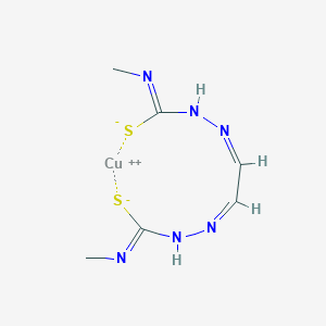 molecular formula C6H10CuN6S2 B15358899 Cu(II)GTSM 