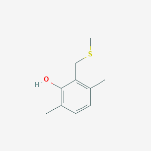 3,6-Dimethyl-2-[(methylsulfanyl)methyl]phenol