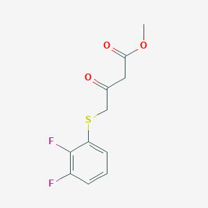 4-(2,3-Difluorophenylsulfanyl)-3-oxo-butyric acid methyl ester