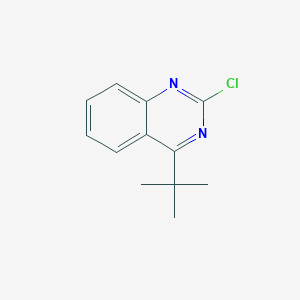 molecular formula C12H13ClN2 B15359003 4-Tert-butyl-2-chloroquinazoline 