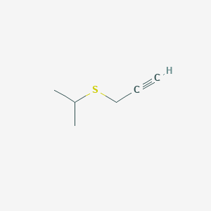 molecular formula C6H10S B15359019 1-Propyne, 3-[(1-methylethyl)thio]- CAS No. 14272-25-4