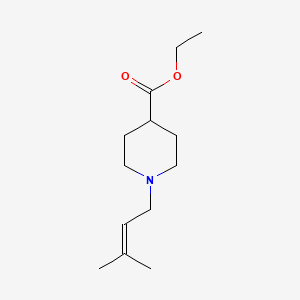 Ethyl 1-(3-methylbut-2-enyl)piperidine-4-carboxylate