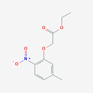 molecular formula C11H13NO5 B15359141 Acetic acid, (5-methyl-2-nitrophenoxy)-, ethyl ester CAS No. 139502-97-9