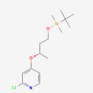 (S)-4-[[4-[(tert-Butyldimethylsilyl)oxy]-2-butyl]oxy]-2-chloropyridine