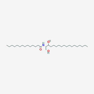 molecular formula C32H65NO3 B15359189 Tetradecanamide, N-[2-hydroxy-1-(hydroxymethyl)heptadecyl]- CAS No. 180207-63-0