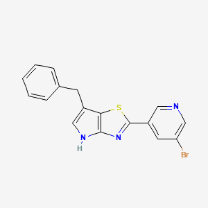 6-benzyl-2-(5-bromopyridin-3-yl)-4H-pyrrolo[2,3-d][1,3]thiazole