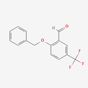 2-(Benzyloxy)-5-(trifluoromethyl)benzaldehyde