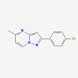 2-(4-Bromophenyl)-5-methylpyrazolo[1,5-a]pyrimidine