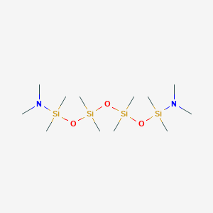 N-[[[[dimethylamino(dimethyl)silyl]oxy-dimethylsilyl]oxy-dimethylsilyl]oxy-dimethylsilyl]-N-methylmethanamine