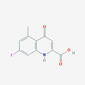 7-iodo-5-methyl-4-oxo-1H-quinoline-2-carboxylic acid