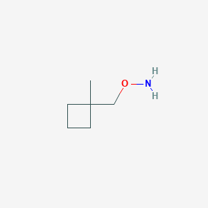 molecular formula C6H13NO B15359393 O-[(1-methylcyclobutyl)methyl]hydroxylamine 