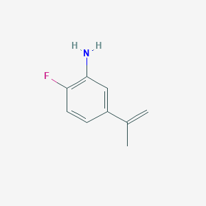 2-Fluoro-5-prop-1-en-2-ylaniline