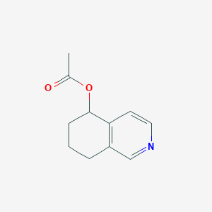 5,6,7,8-Tetrahydroisoquinolin-5-yl acetate