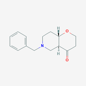 trans-6-Benzylhexahydro-2H-pyrano[3,2-c]pyridin-4(3H)-one