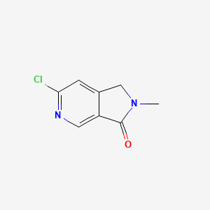 6-Chloro-1,2-dihydro-2-methyl-3H-pyrrolo[3,4-c]pyridin-3-one