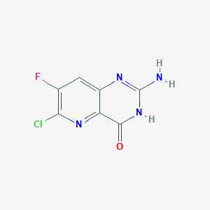 2-Amino-6-chloro-7-fluoropyrido[3,2-D]pyrimidin-4-OL