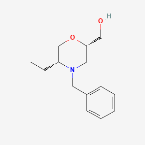 ((2S,5R)-4-Benzyl-5-ethylmorpholin-2-YL)methanol