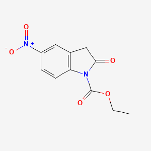 ethyl 5-nitro-2-oxo-3H-indole-1-carboxylate