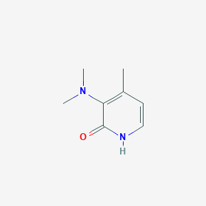 molecular formula C8H12N2O B15359757 3-(dimethylamino)-4-methyl-1H-pyridin-2-one 