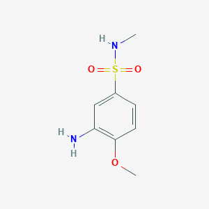 3-amino-4-methoxy-N-methylbenzenesulfonamide