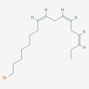B153598 (3Z,6Z,9Z)-17-Bromoheptadeca-3,6,9-triene CAS No. 156559-07-8