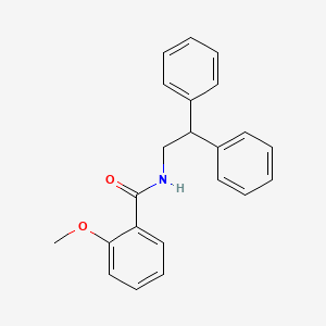 molecular formula C22H21NO2 B15359834 N-(2,2-diphenylethyl)-2-methoxybenzamide 