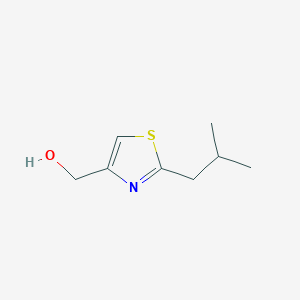 [2-(2-Methylpropyl)-1,3-thiazol-4-yl]methanol