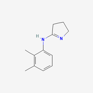 molecular formula C12H16N2 B15359875 N-(2,3-dimethylphenyl)-3,4-dihydro-2H-pyrrol-5-amine 