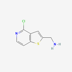 (4-Chlorothieno[3,2-c]pyridin-2-yl)methanamine