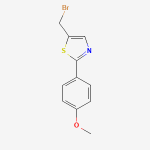 5-(Bromomethyl)-2-(4-methoxyphenyl)-1,3-thiazole