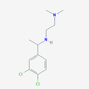 N-[1-(3,4-dichlorophenyl)ethyl]-N',N'-dimethylethane-1,2-diamine