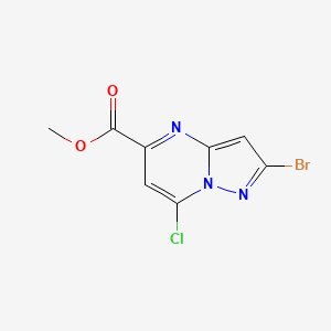 Methyl 2-bromo-7-chloropyrazolo[1,5-A]pyrimidine-5-carboxylate