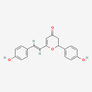 molecular formula C19H16O4 B15359977 Cyclobisdemethoxycurcumin 