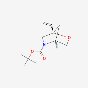 tert-butyl (1S,4R)-1-vinyl-2-oxa-5-azabicyclo[2.2.1]heptane-5-carboxylate