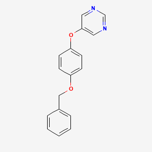 5-(4-Phenylmethoxyphenoxy)pyrimidine