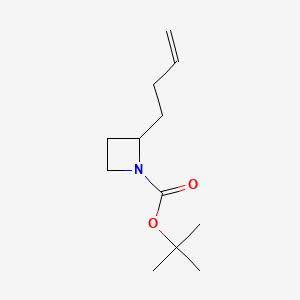 molecular formula C12H21NO2 B15360064 Tert-butyl 2-but-3-enylazetidine-1-carboxylate 