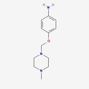 4-[(4-Methylpiperazin-1-yl)methoxy]aniline