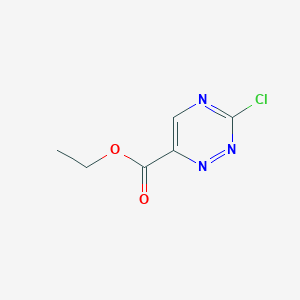 3-Chloro-1,2,4-triazine-6-carboxylic acid ethyl ester