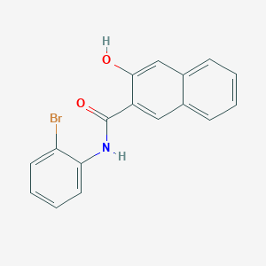 molecular formula C17H12BrNO2 B15360087 N-(2-Bromophenyl)-3-hydroxynaphthalene-2-carboxamide CAS No. 81092-75-3