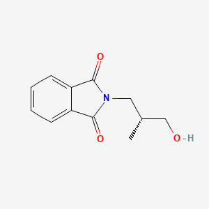 2-[(2R)-3-hydroxy-2-methylpropyl]isoindole-1,3-dione