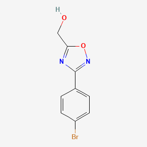 [3-(4-Bromophenyl)-1,2,4-oxadiazol-5-yl]methanol