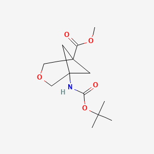 Methyl 5-(tert-butoxycarbonylamino)-3-oxabicyclo[3.1.1]heptane-1-carboxylate