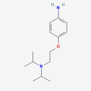 4-[2-[Di(propan-2-yl)amino]ethoxy]aniline