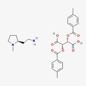 (2S,3S)-2,3-bis[(4-methylbenzoyl)oxy]butanedioic acid;2-[(2S)-1-methylpyrrolidin-2-yl]ethanamine