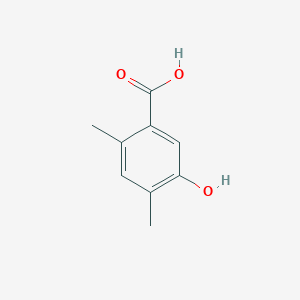 molecular formula C9H10O3 B15360166 5-Hydroxy-2,4-dimethylbenzoic acid 