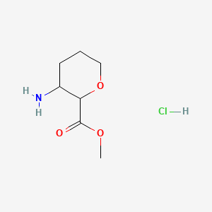 methyl (2S,3S)-3-aminotetrahydropyran-2-carboxylate;hydrochloride